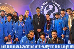 Anjali Gold Announces Association with EaseMyTrip Delhi Dangal Warriors at Pro Wrestling League SportsTak
