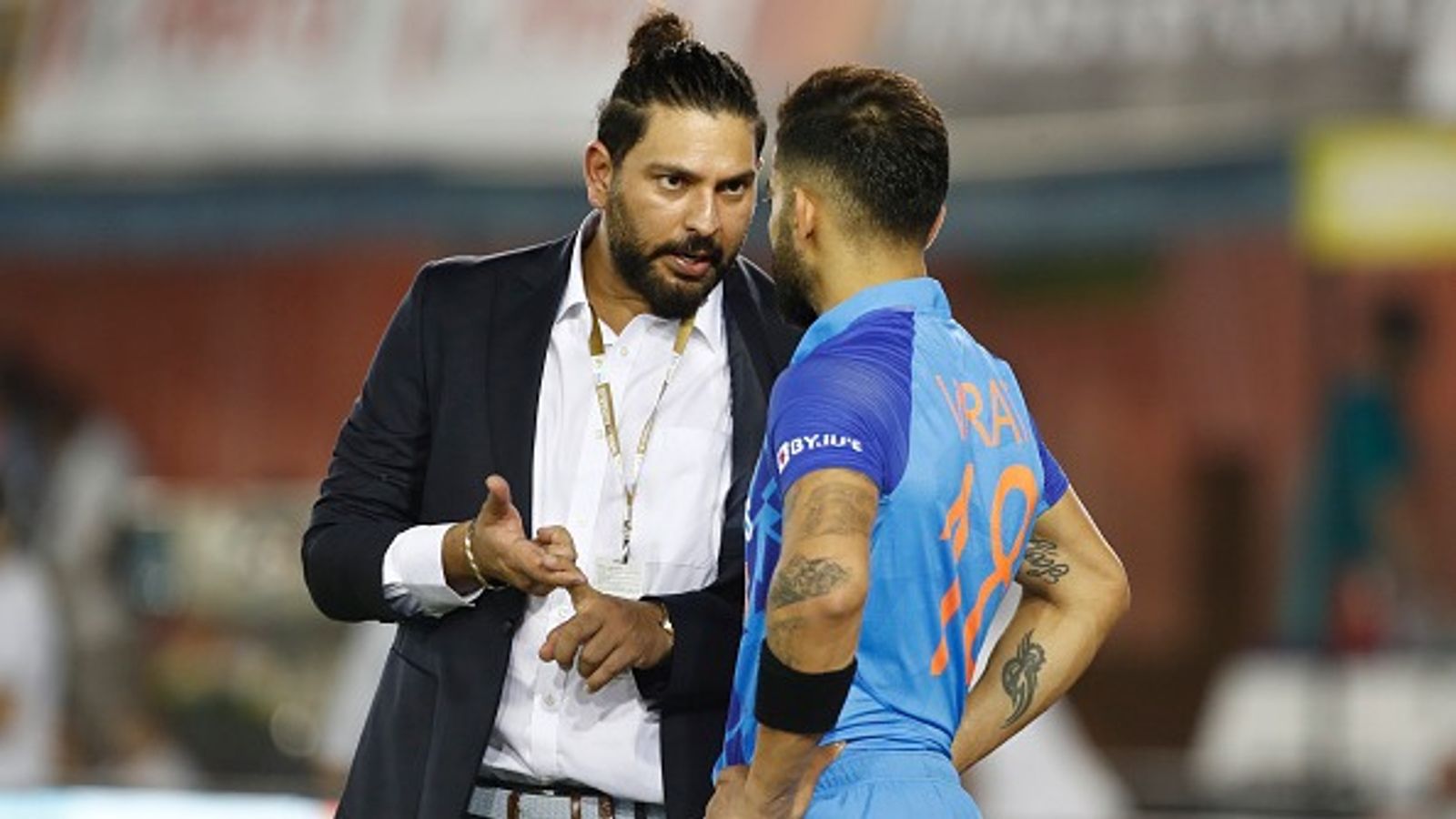 'Wasn't feeling respected. It was hurting': Yuvraj Singh reveals real reason behind his retirement Former India's star all-rounder Yuvraj Singh (L) and batting juggernaut Virat Kohli in frame. (Getty)