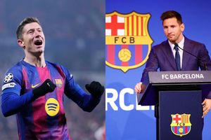 FC Barcelona star Robert Lewandowski can equal Lionel Messi's BIG record in UCL against Copenhagen SportsTak