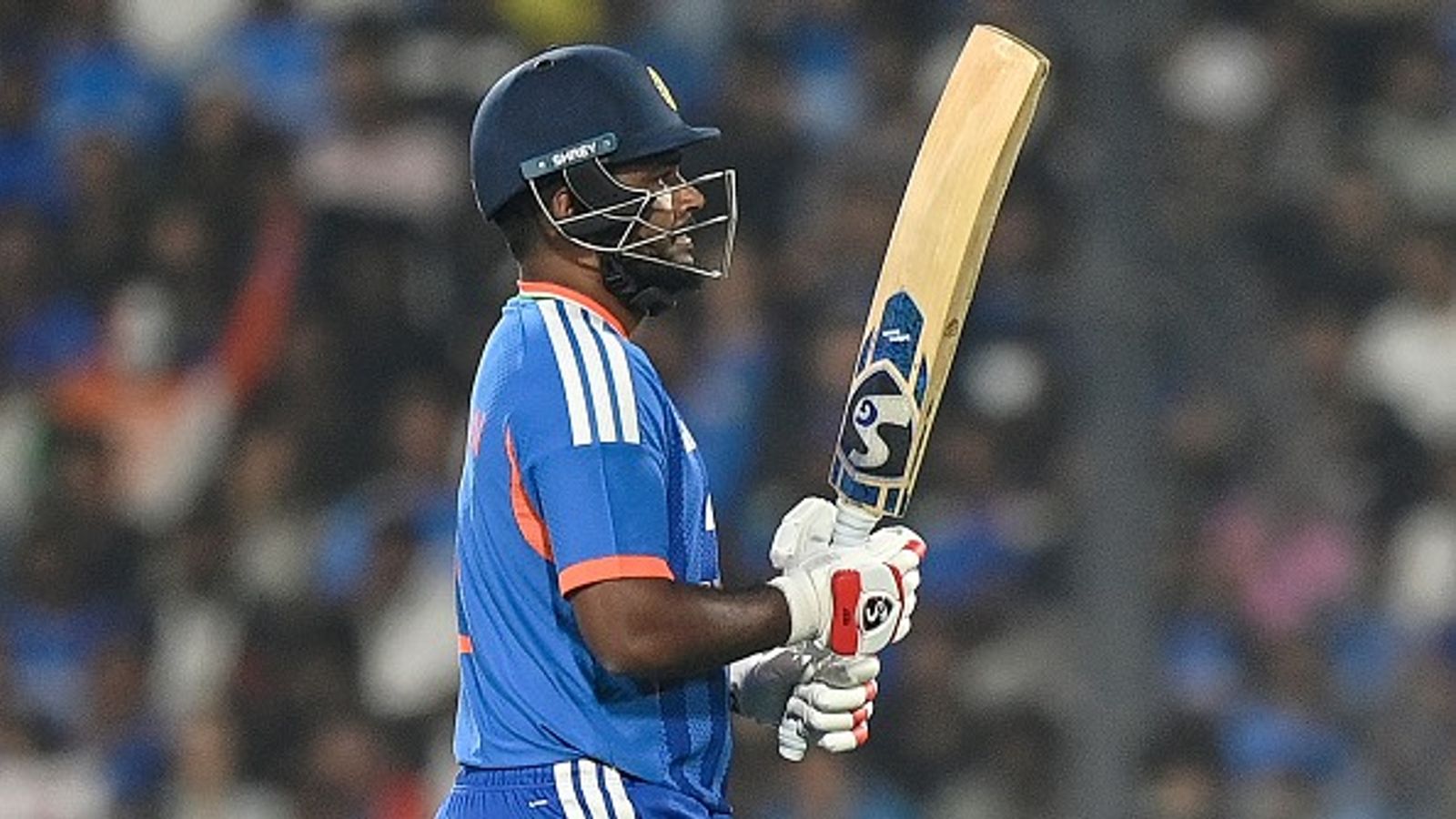 Chahal's bold verdict on struggling Samson ahead of T20 WC, says 'Right call would be to...' India's star wicketkeeper-batter Sanju Samson in this frame. (Getty)