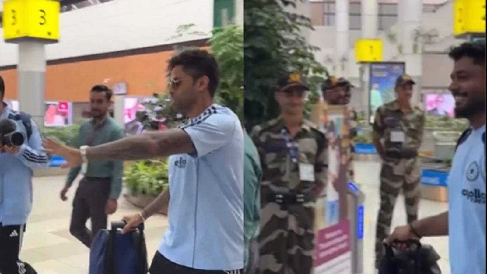 Don’t disturb Chetta: Suryakumar Yadav teases Sanju Samson on Trivandrum return; Watch video Don’t disturb Chetta: Suryakumar Yadav teases Sanju Samson on Trivandrum return. (Screenchot)