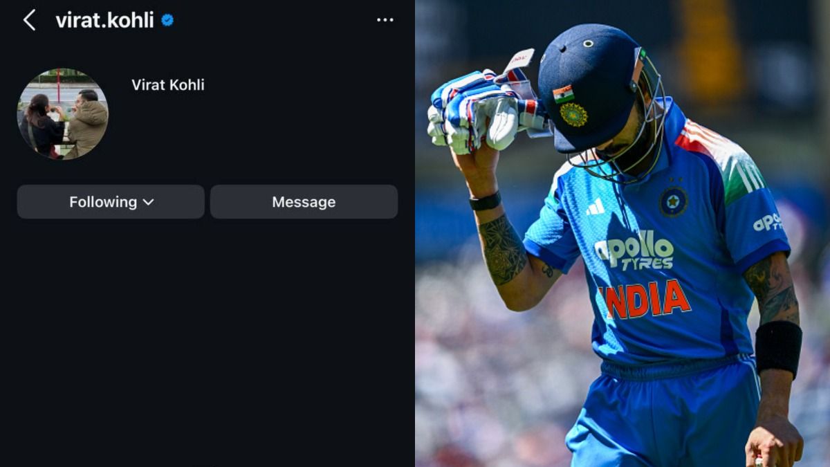 Virat Kohli Instagram Account and his picture (Getty)