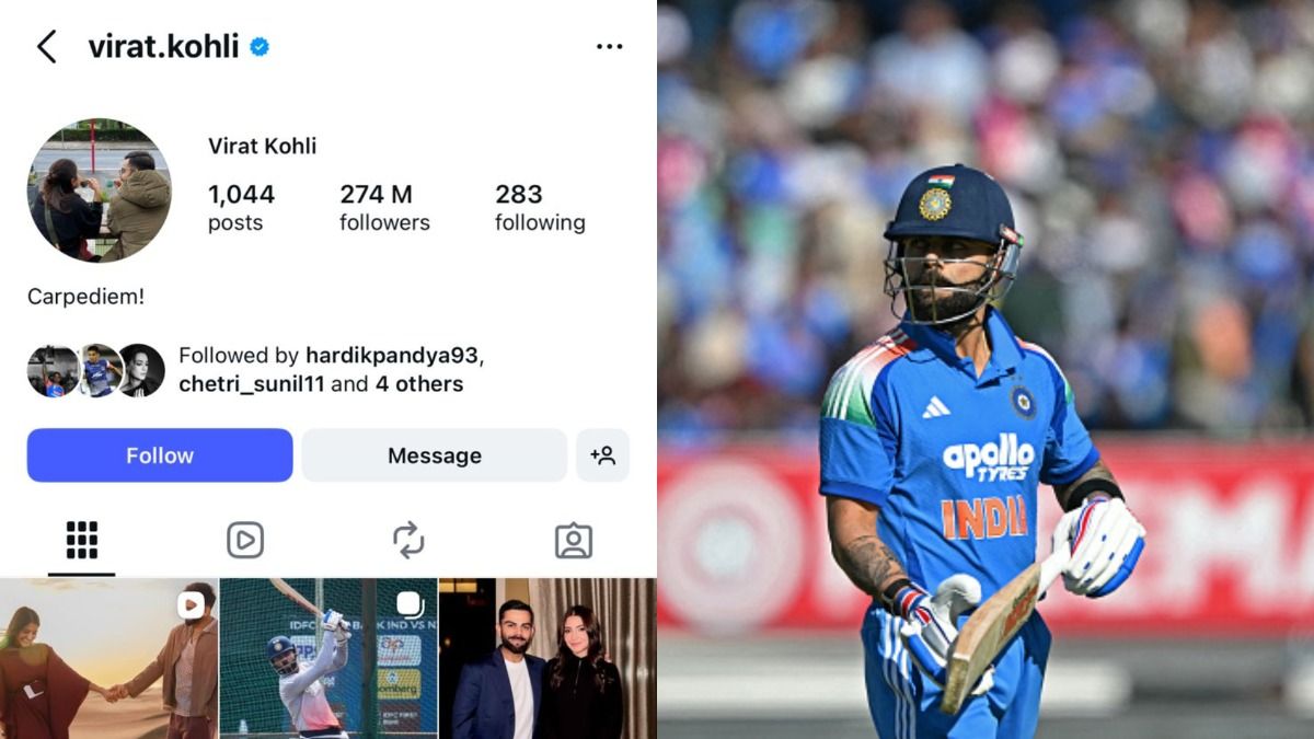 Virat Kohli Instagram back