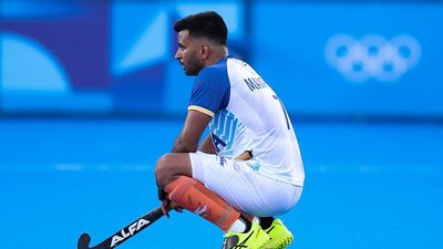 Hockey India drops three stars among Manpreet Singh after reportedly giving teammate drug-laced gum Manpreet Singh of Team India reacts during the Men's Semi Final match between Germany and India on day eleven of the Olympic Games Paris 2024 (Getty)