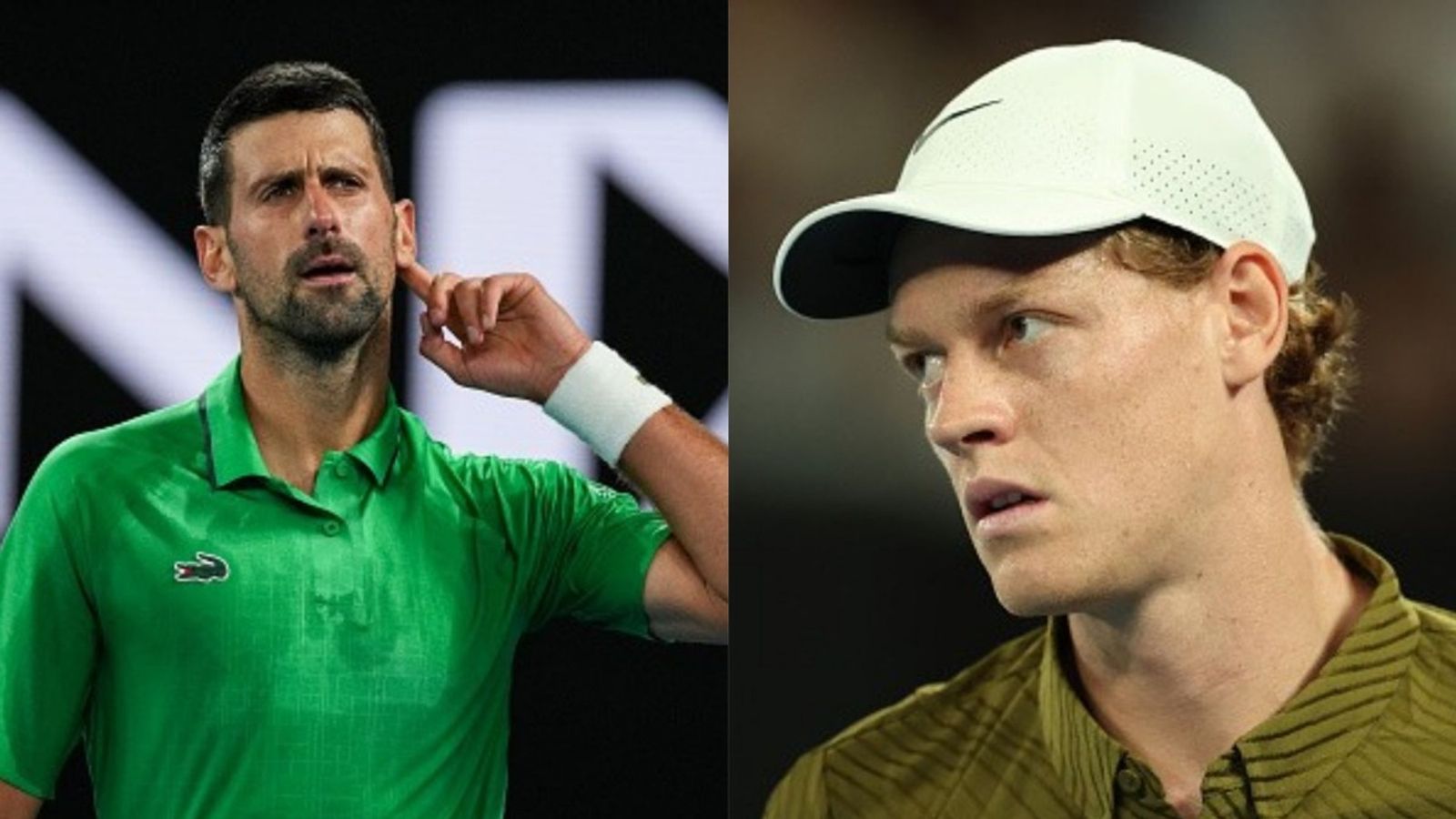 Novak Djokovic denies Jannik Sinner three-peat in five-set thriller; reaches Australian Open final to face No. 1 Carlos Alcaraz Novak Djokovic denies Jannik Sinner three-peat in five-set thriller; reaches Australian Open final to face No. 1 Carlos Alcaraz