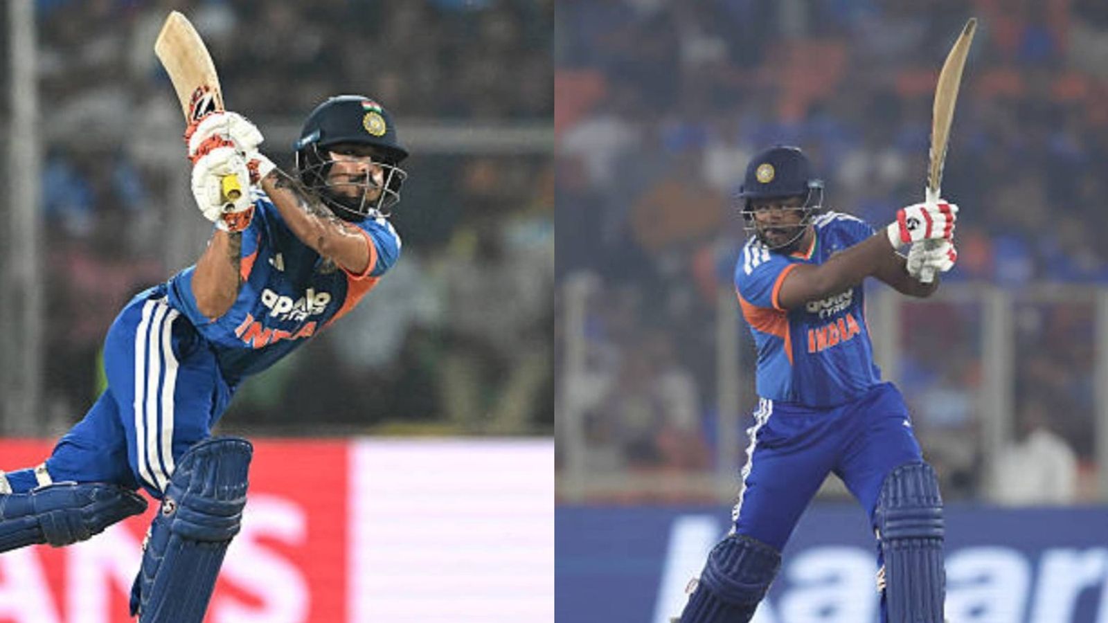 'You can't take chances...': Sunil Gavaskar wants Ishan Kishan to be picked over Sanju Samson in T20 World Cup Ishan Kishan (L) and Sanju Samson in this frame