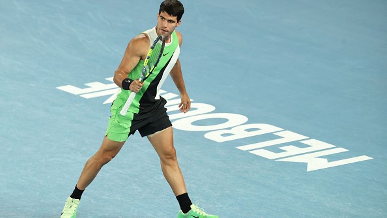 Carlos Alcaraz gets into heated exchange with Chair umpire in Australian Open final vs Novak Djokovic Carlos Alcaraz gets into heated exchange with Chair umpire in Australian Open final vs Novak Djokovic