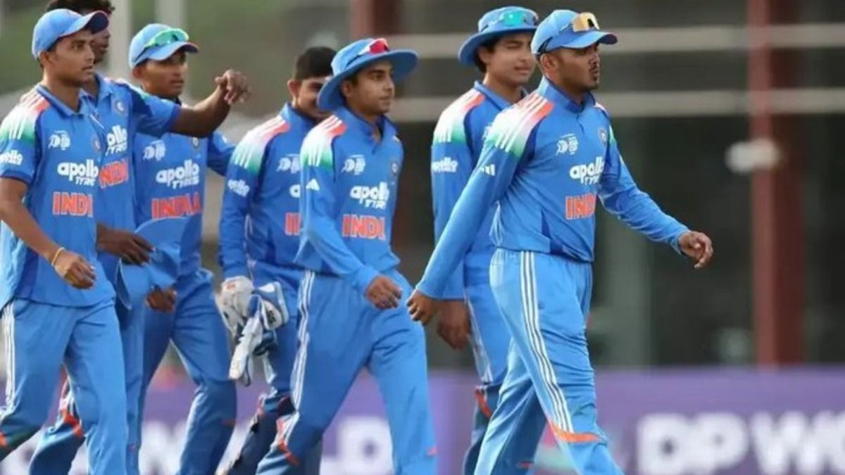 India knock out Pakistan, seal U-19 World Cup semifinal berth with 58-run win. (Twitter/X) India knock out Pakistan, seal U-19 World Cup semifinal berth with 58-run win. (Twitter/X)