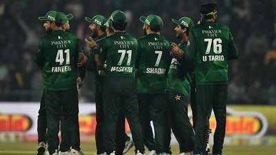 Pakistan stare at ICC sanctions, fines or ban after boycotting India T20 World Cup matches Pakistan players celebrate wicket of Australia's Josh Inglis during the 3rd T20I. (Getty)