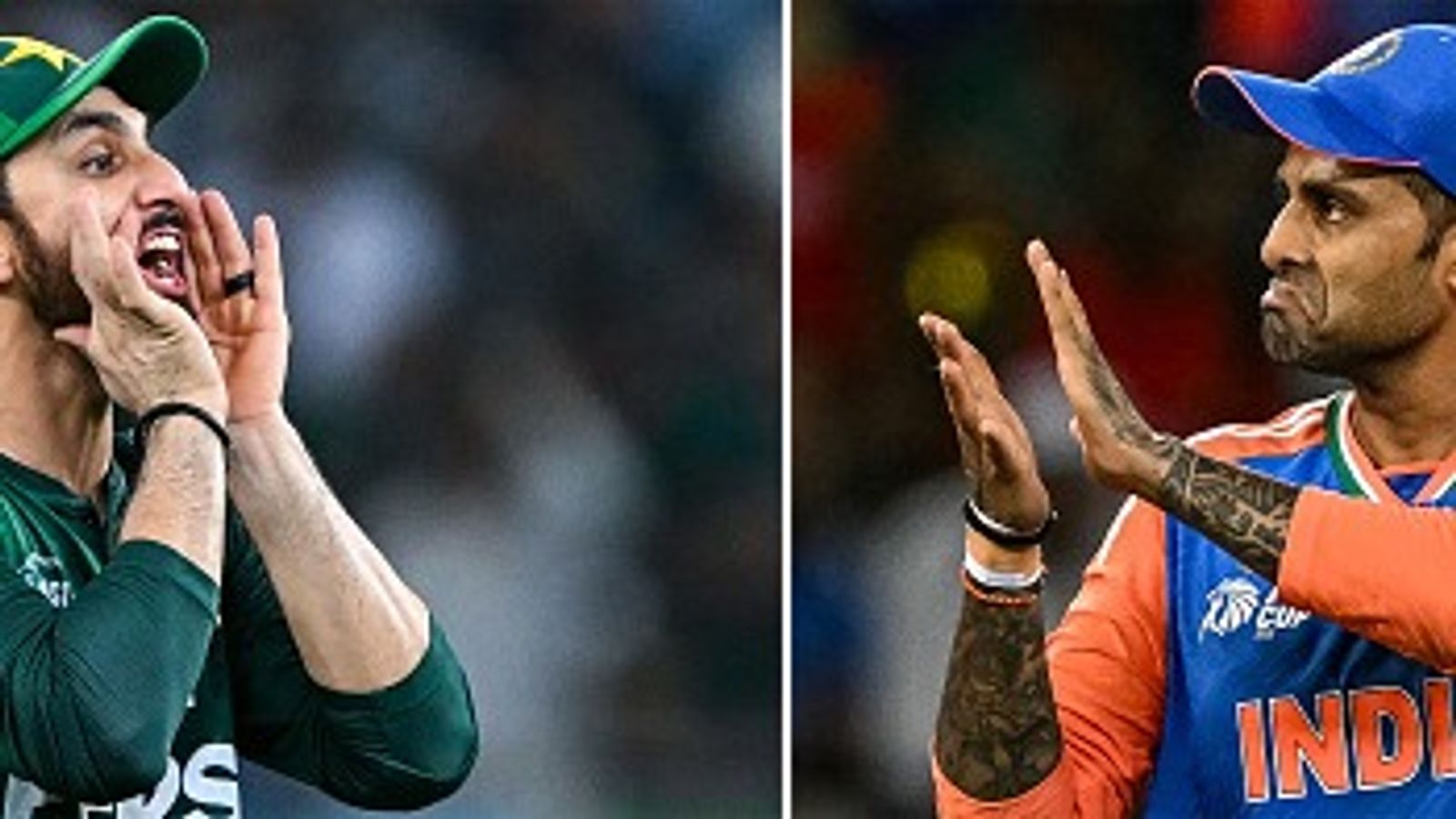 ICC issues strong statement after Pakistan boycott India's T20 World Cup clash Pakistan captain Salman Ali Agha (L) and India skipper Suryakumar Yadav in frame. (Getty)