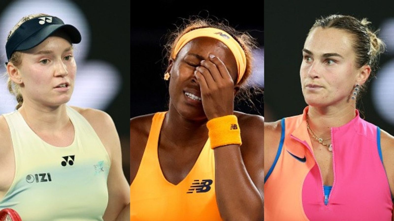 Latest WTA Rankings post Australian Open: Sabalenka holds firm, big moves for Rybakina and Gauff Elena Rybakina, Coco Gauff, Aryna Sabalenka in the frame (Images via Getty)