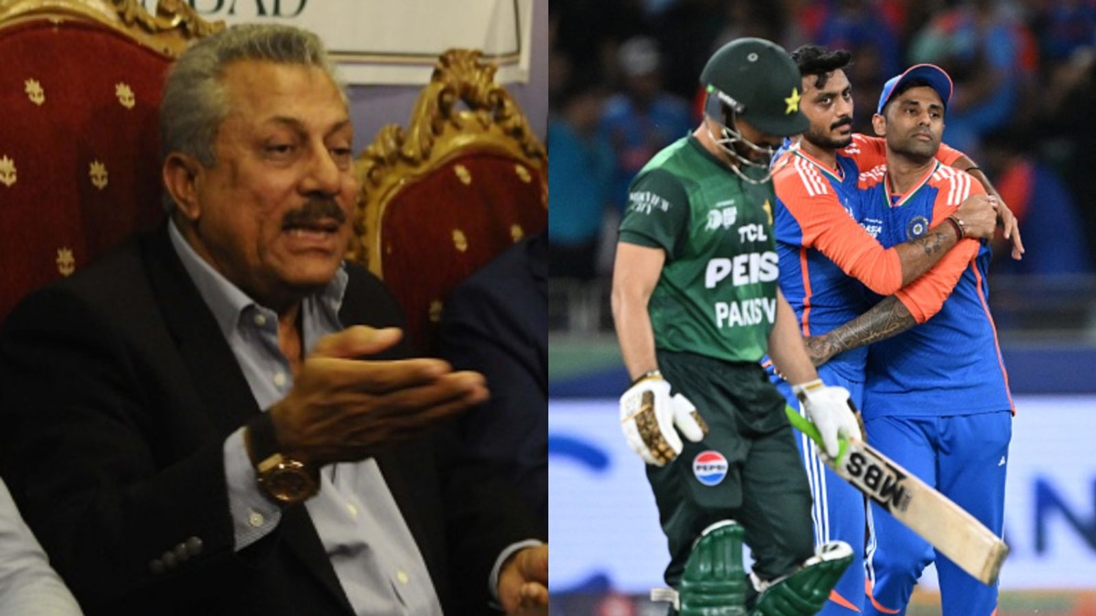 Exclusive: Zaheer Abbas wants India-Pakistan to 'play like brothers' amid T20 World Cup 2026 boycott calls Zaheer Abbas along with Suryakumar Yadav, Axar Patel and Salman Agha (Getty)
