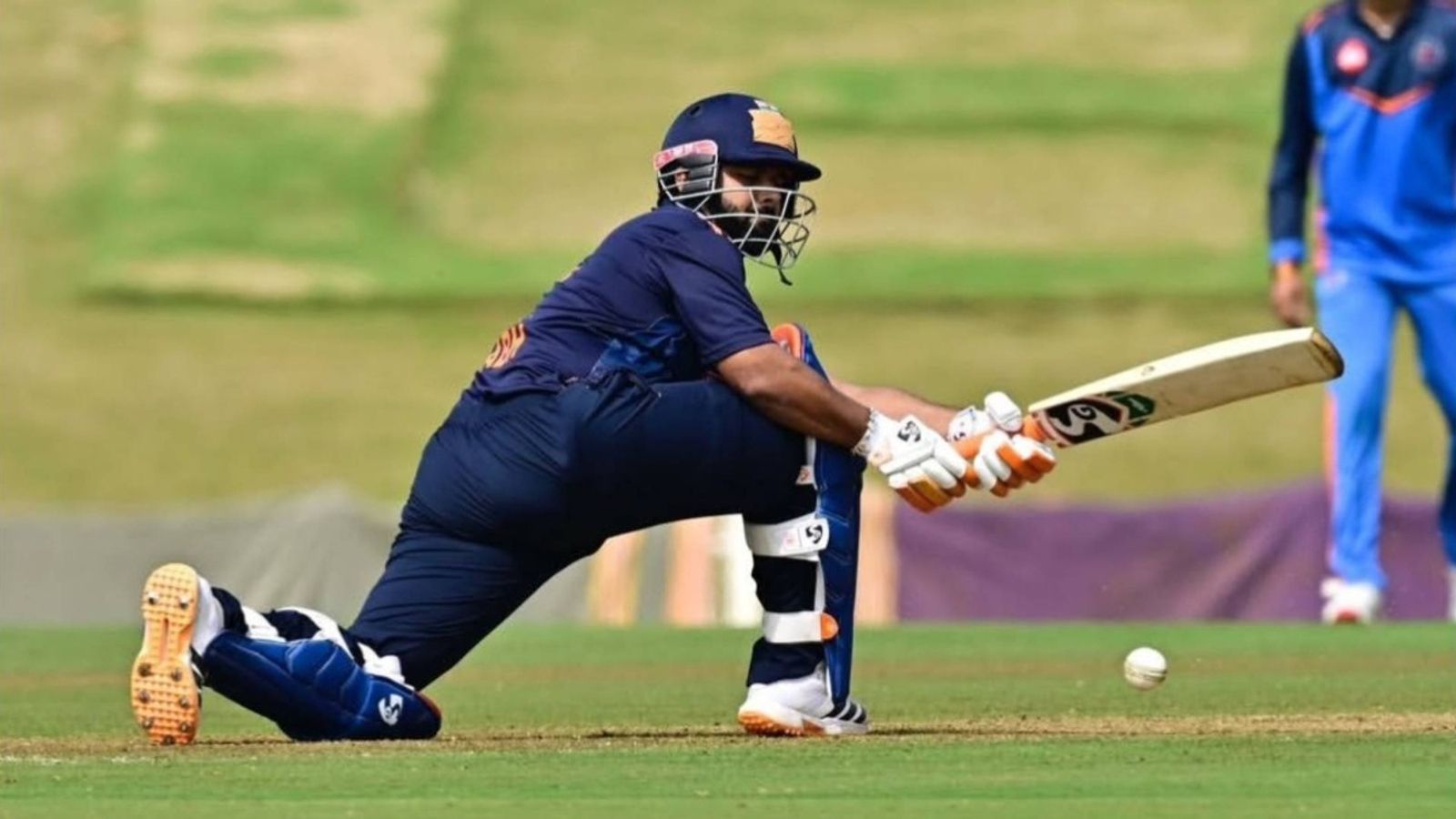 'I need to keep...': Rishabh Pant provides massive update on his return from injury Rishabh Pant bats for Delhi in the Vijay Hazare Trophy (via X)