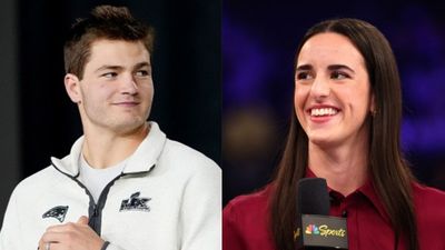 Patriots' Drake Maye has THIS desire from Fever's Caitlin Clark Patriots' Drake Maye has THIS desire from Fever's Caitlin Clark
