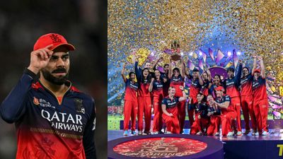 Virat Kohli's heartfelt post for Smriti Mandhana-led RCB for their 2nd WPL triumph goes viral Virat Kohli and Smriti Mandhana-led side celebrating WPL win (Getty)