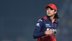 Smriti Mandhana looks on during the Women's Premier League (WPL) Twenty20 final cricket match between Delhi Capitals and Royal Challengers Bengaluru (Getty) Smriti Mandhana looks on during the Women's Premier League (WPL) Twenty20 final cricket match between Delhi Capitals and Royal Challengers Bengaluru (Getty)