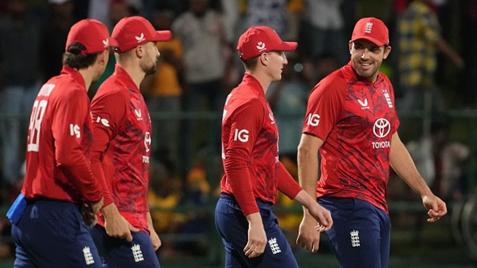Harry Brook to lead as England announces playing XI against Nepal for T20 World Cup 2026 opener Jamie Overton (R) , Harry Brook (C) of England walks for the field during the 2nd International T20 match between Sri Lanka and England (Getty)