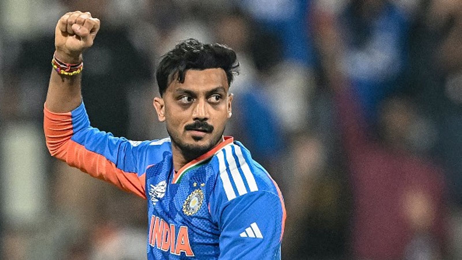 T20 World Cup 2026: Axar Patel explains why India’s early collapse vs USA was ‘important’ Axar Patel reacts after taking the wicket of USA's Sanjay Krishnamurthi during the 2026 ICC Men's T20 Cricket World Cup group stage match between India and USA (Getty)