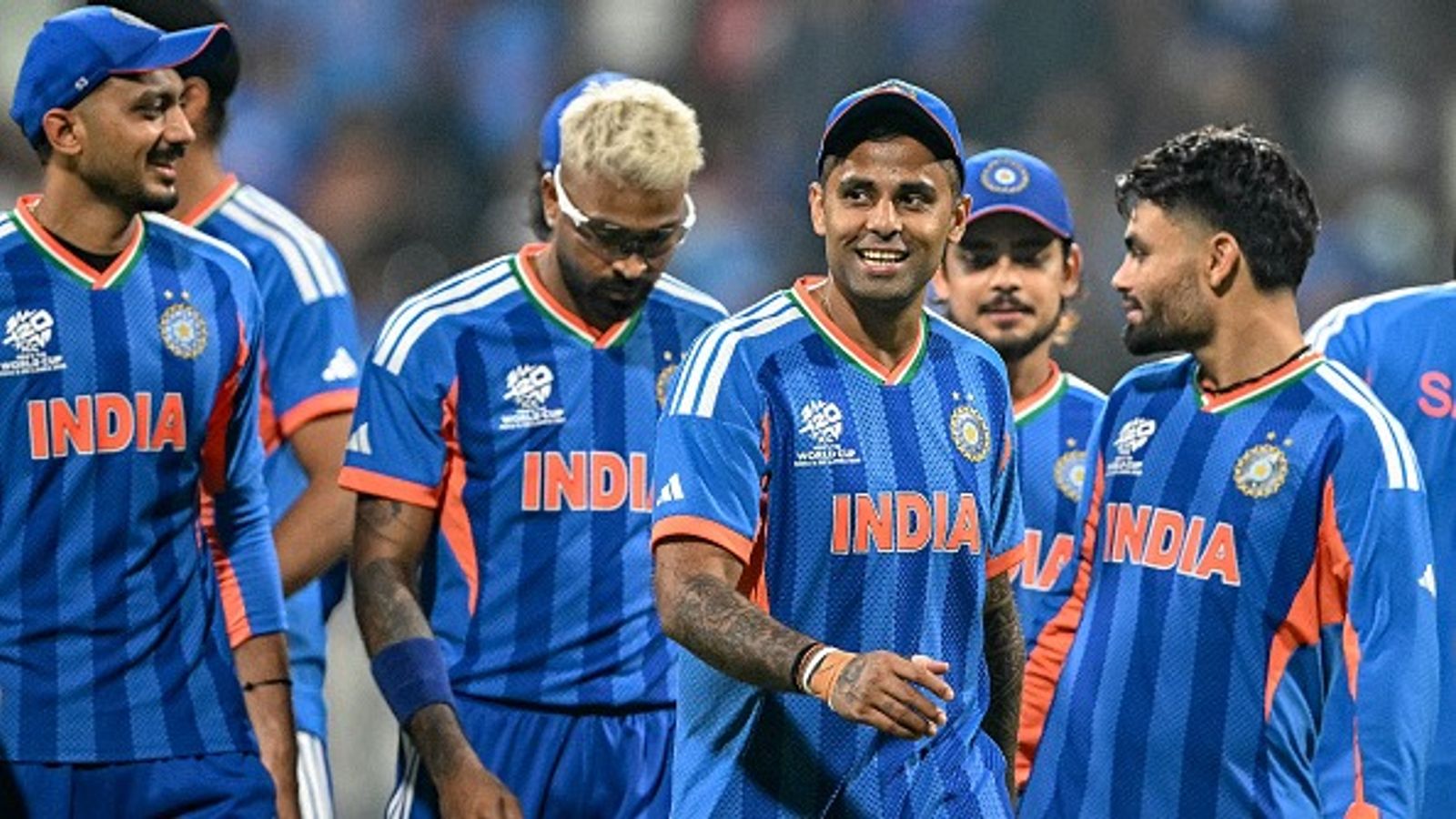 Ex-India star alleges Suryakumar Yadav-led side for ‘overconfidence’ after batting collapse in T20 World Cup 2026 opener vs USA Suryakumar Yadav (C) and his teammates walk off the field after winning the 2026 ICC Men's T20 Cricket World Cup group stage match against USA at the Wankhede Stadium (Getty)