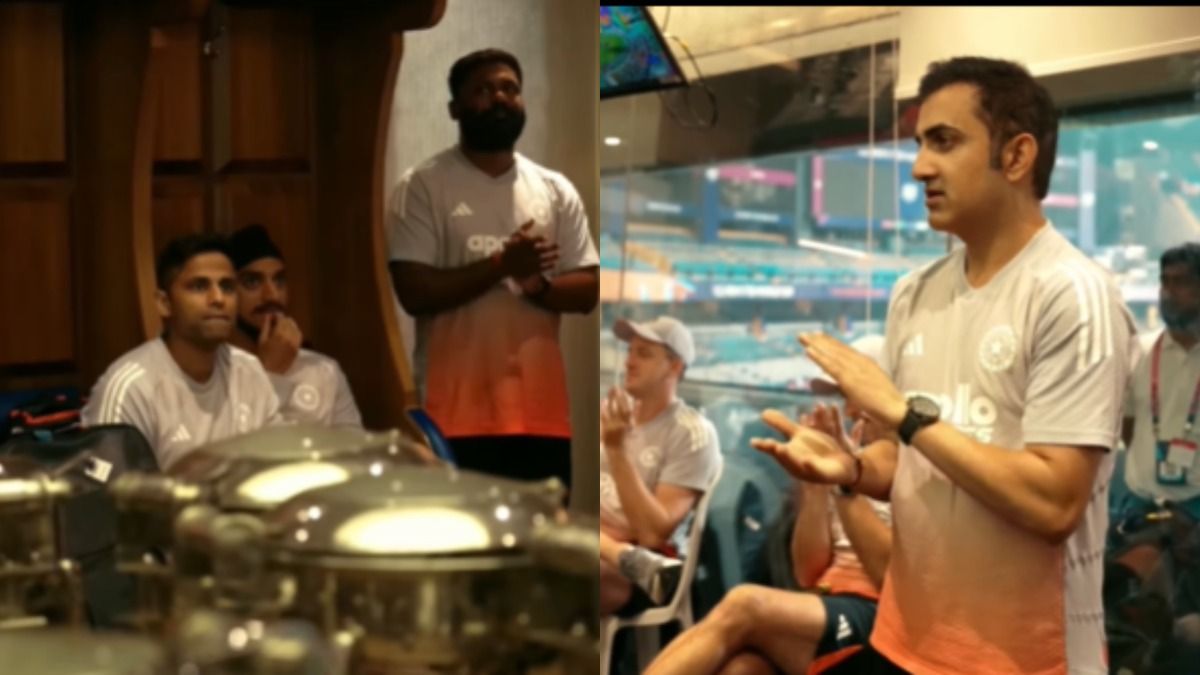 Gautam Gambhir reacts to Suryakumar Yadav's batting 'masterclass' after India's close shave in T20 World Cup clash against USA. (Screenchot)