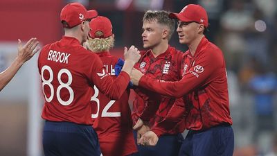 'It would have been a horrible...’: England star heaves sigh in relief after surviving Nepal scare England's Sam Curran (2nd from R) celebrates with his teammates in this frame. (Getty)