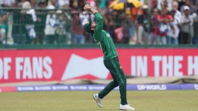 'Preparing for the entire T20 World Cup': Salman Mirza breaks silence on playing against India amid PCB's boycott calls Mohammad Salman Mirza of Pakistan takes a catch during the ICC Men's T20 World Cup India & Sri Lanka 2026 match between Pakistan and Netherlands (Getty)