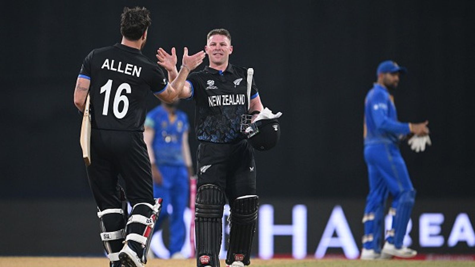 T20 World Cup: Seifert-Allen's duo shatters all-time T20 World Cup record in NZ's 10-wicket win over UAE New Zealand's Finn Allen (L) and Tim Seifert in this frame. (Getty)