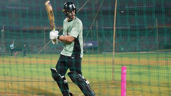 New Zealand's Michael Bracewell in this frame. (Getty)