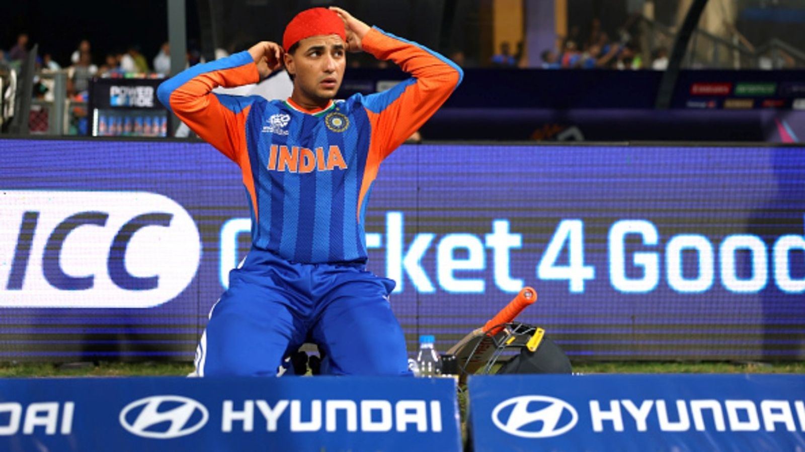 Abhishek Sharma hospitalised in Delhi ahead of T20 World Cup 2026 encounter vs Namibia Abhishek Sharma of India prepares to bat during the ICC Men's T20 World Cup 2026 match against the USA at Wankhede Stadium on February 07, 2026 in Mumbai, India.