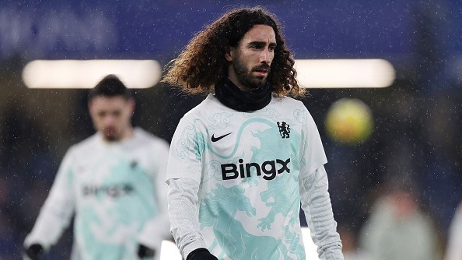 Liam Rosenior drops CONCERNING injury update on Chelsea star defender Marc Cucurella Marc Cucurella in the frame.