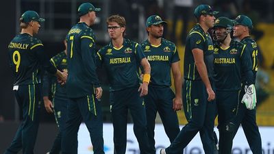 T20 World Cup: Adam Zampa-Nathan Ellis run riot as Australia open campaign with 67-run win over Ireland Australia's Adam Zampa (C) celebrates with his teammates in this frame. (Getty)