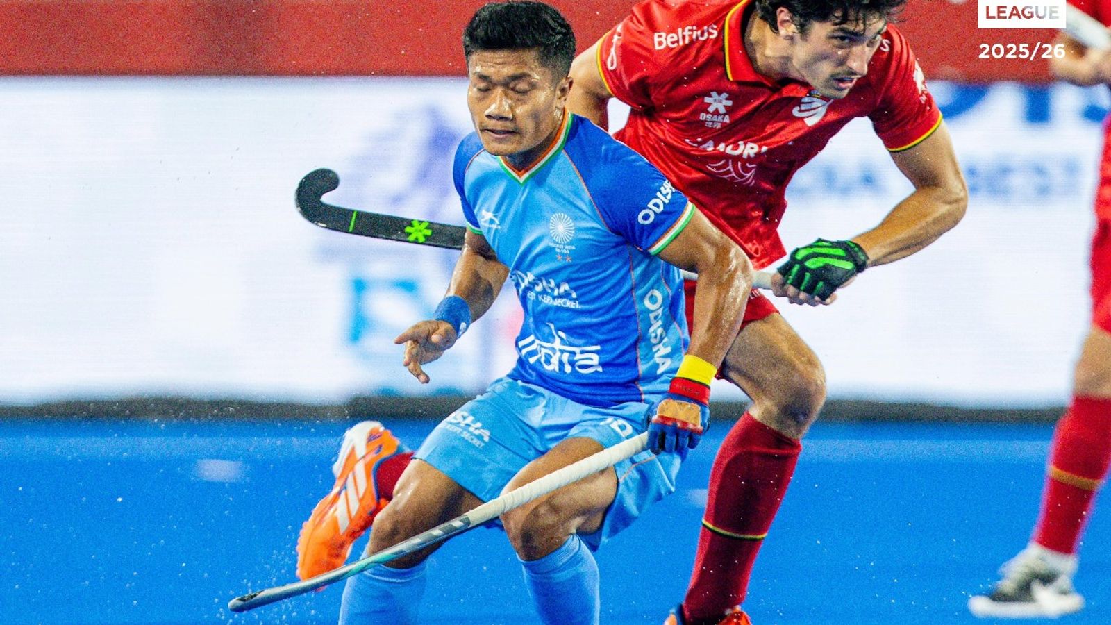 India suffer 1-3 defeat against Belgium in FIH Men's Pro League India suffer 1-3 defeat against Belgium in FIH Men's Pro League. (Hockey India)