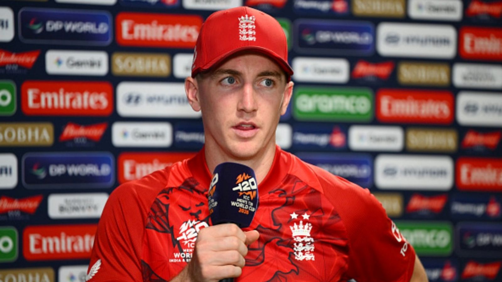 Harry Brook says England batters were 'bit careful' vs West Indies, thanks god for nervy Nepal win England captain Harry Brook is interviewed after the ICC Men's T20 World Cup 2026 match against West Indies at Wankhede Stadium on February 11, 2026 in Mumbai, India.