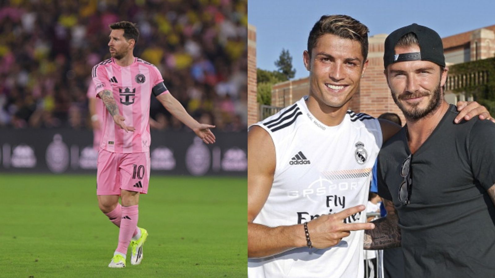 Lionel Messi's Inter Miami to sign Cristiano Ronaldo? David Beckham's dream team revealed Lionel Messi,Cristiano Ronaldo and David Beckham in the frame.