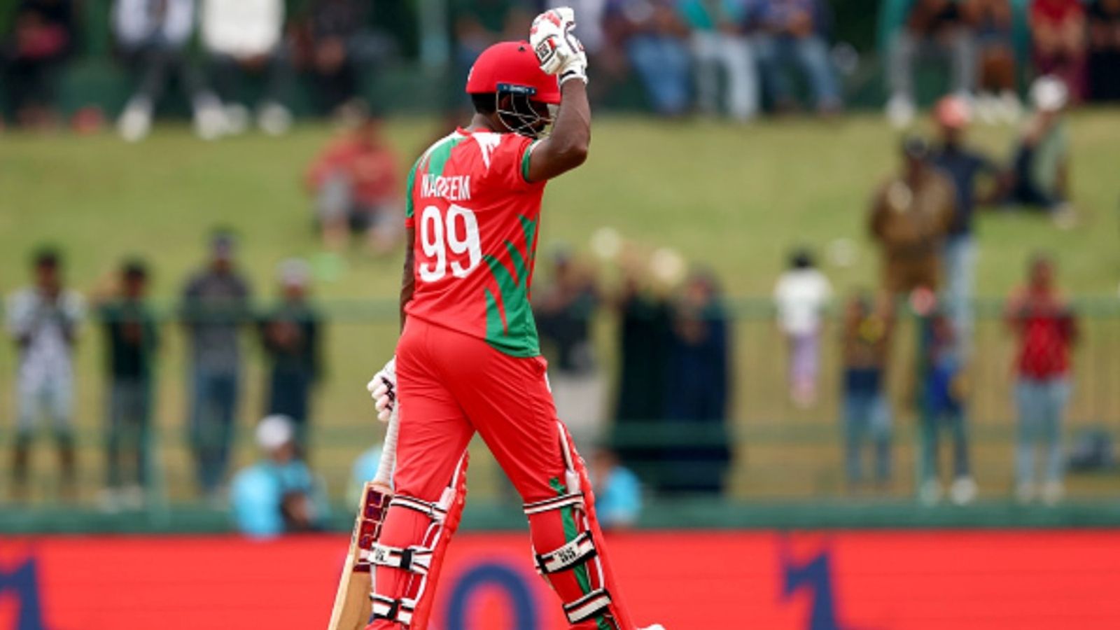Oman's Nadeem breaks Jayasuriya's record for oldest to score T20 World Cup fifty, equals Rizwan's unwanted feat Mohammad Nadeem of Oman acknowledges his team after reaching 50 runs during the ICC Men's T20 World Cup 2026 match at Pallekele Cricket Stadium on February 12, 2026 in Kandy, Sri Lanka.