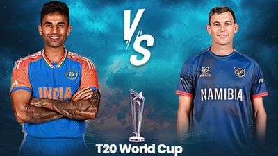T20 World Cup: India make big changes in clash against Namibia, suspense ends over Abhishek; know playing XIs India captain Suryakumar Yadav (L) and Namibia skipper Gerhard Erasmus in frame. (Getty)