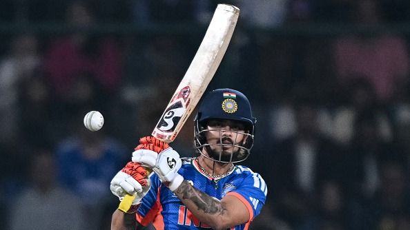 India's star wicketkeeper-batter Ishan Kishan in this frame. (Getty)