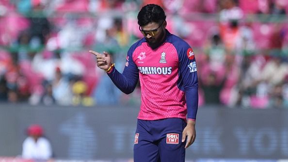 Rajasthan Royals' captain Riyan Parag in this frame. (Getty)
