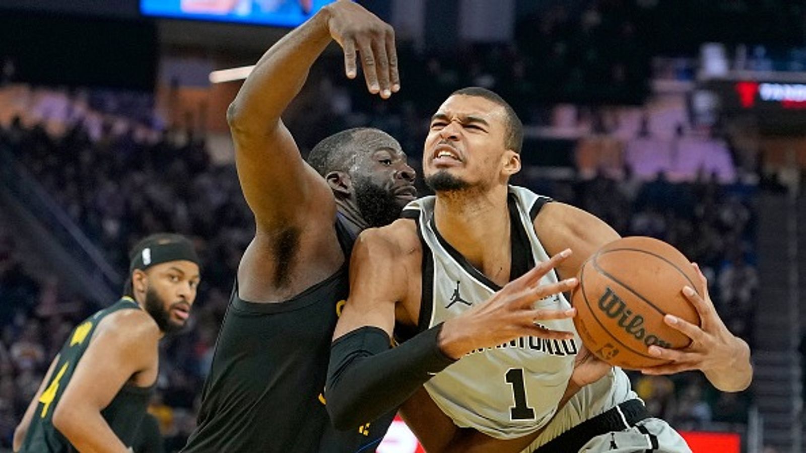 Draymond Green slams Doris Burke over dishonest reporting after brawl with Victor Wembanyama Draymond Green and Victor Wembanyama in the frame.