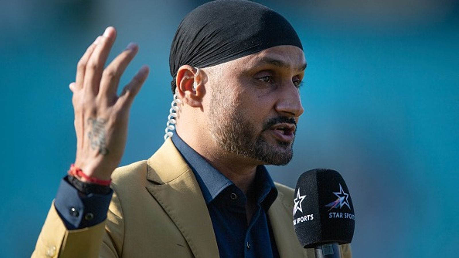 Harbhajan explodes at former Pakistan cricketer before IND vs PAK game, says 'This video is for a tuccha insaan' India's spin legend Harbhajan Singh in this frame. (Getty)