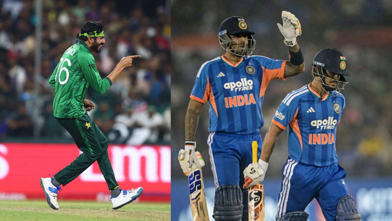 World Cup winner shares crucial advice for Team India on facing Usman in T20WC Usman Tariq along with Suryakumar Yadav and Ishan Kishan (Getty)