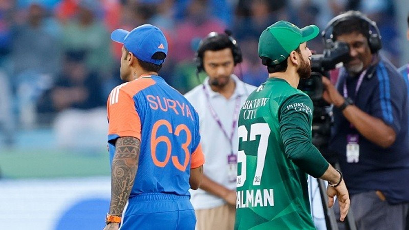 India vs Pakistan live streaming: When and where to watch the T20 World Cup 2026 high-voltage clash online and on TV India vs Pakistan Live Streaming: India captain Suryakumar Yadav along with Pakistan counterpart Salman Agha (Getty)