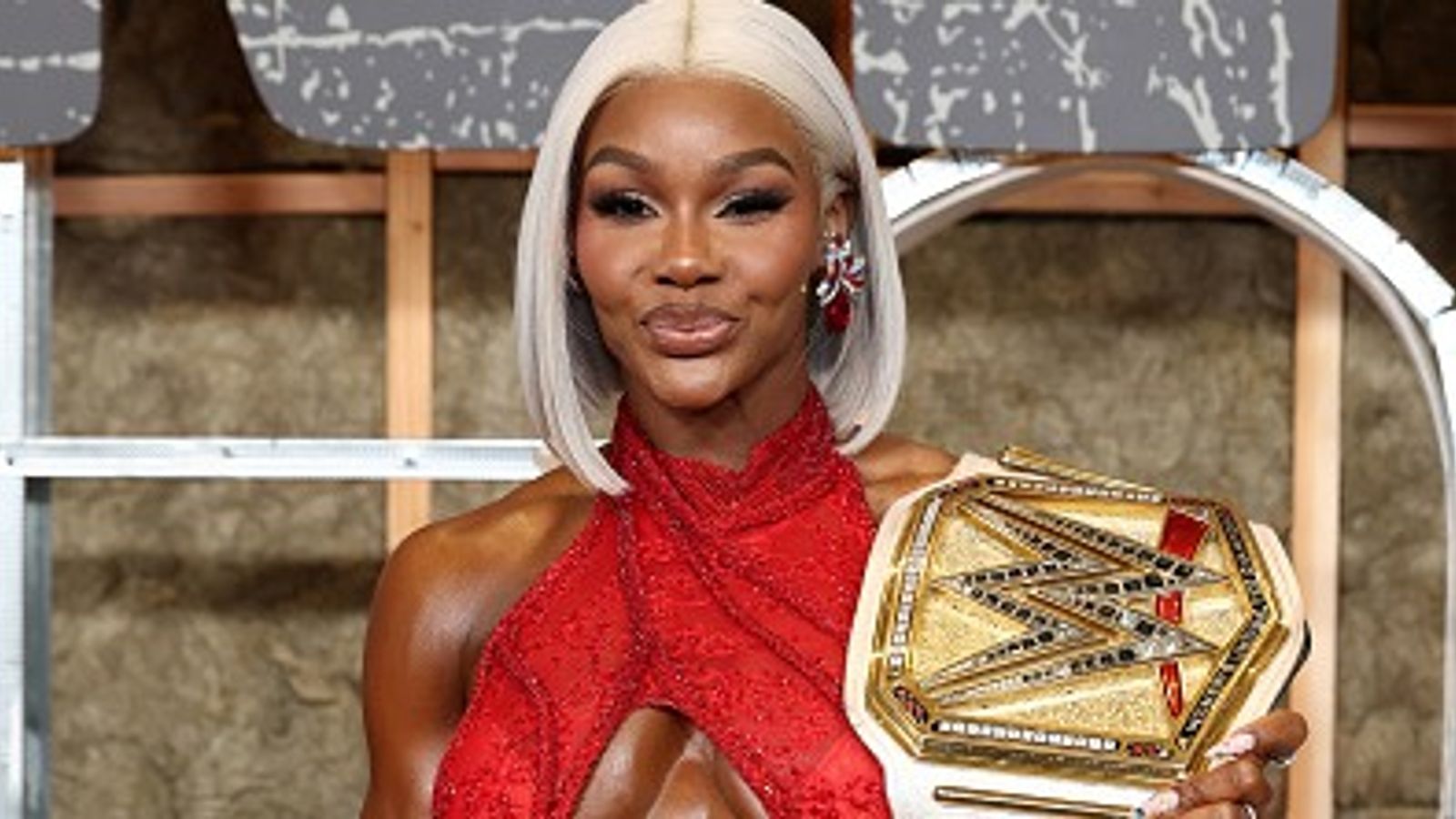 Jade Cargill reacts after first WWE Women’s Title defense in 104 days Jade Cargill in the frame.