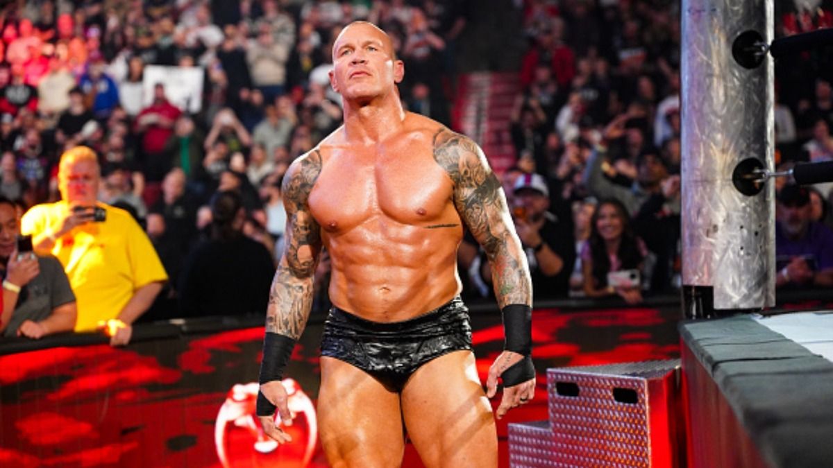 Randy Orton’s WrestleMania 42 opponent teased by top WWE official Randy Orton in the frame (via Getty)