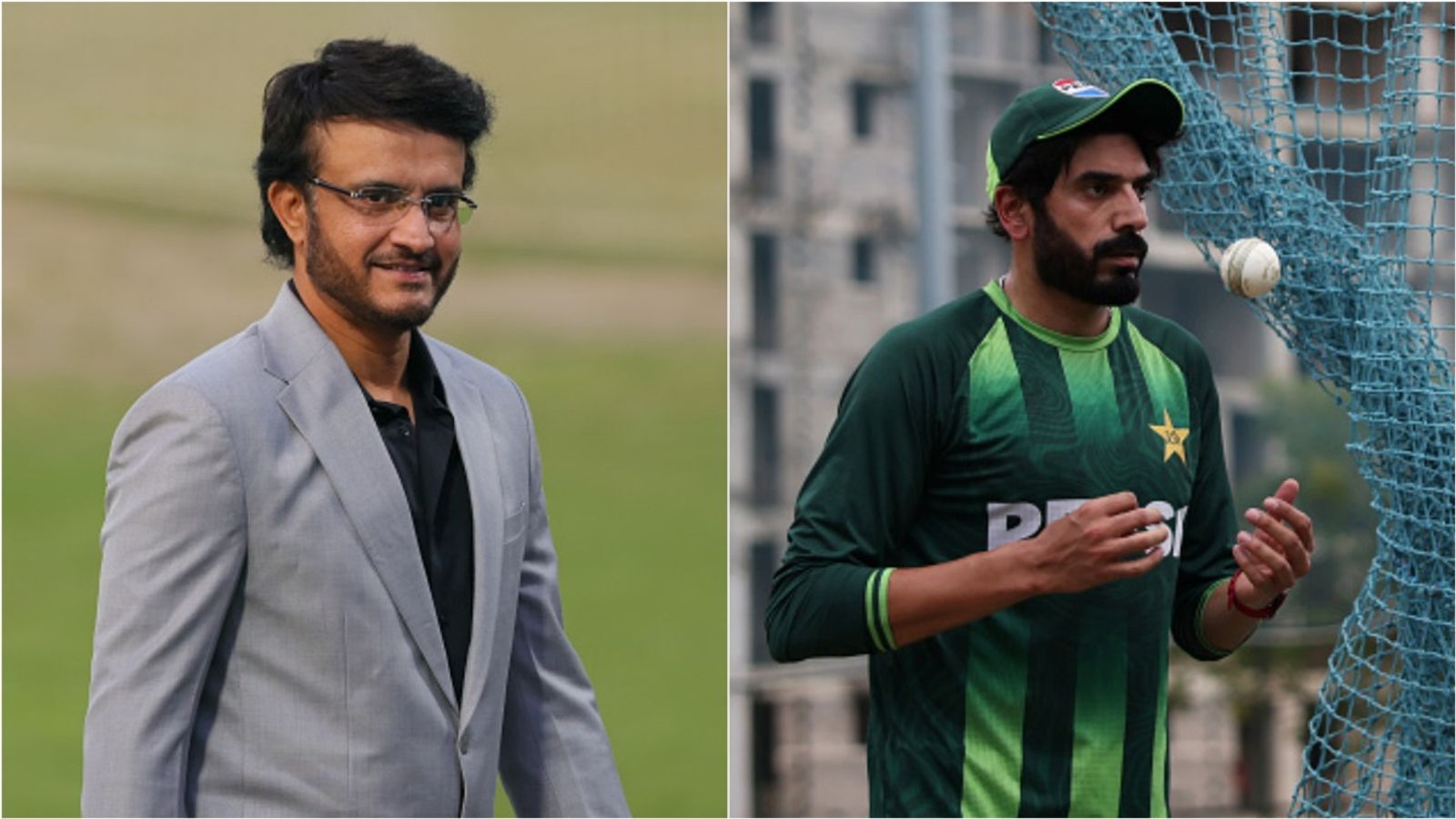 Sourav Ganguly calls Pakistan's mystery bowler Usman Tariq 'just an off-spinner', backs India to play him well CAB president Sourav Ganguly at Eden Gardens, Kolkata; Pakistan spinner Usman Tariq during a nets session in Colombo.