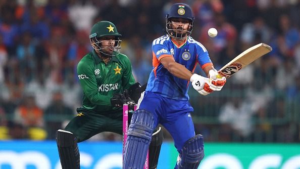 India's Ishan Kishan (R) in action in this frame. (Getty) India's Ishan Kishan (R) in action in this frame. (Getty)