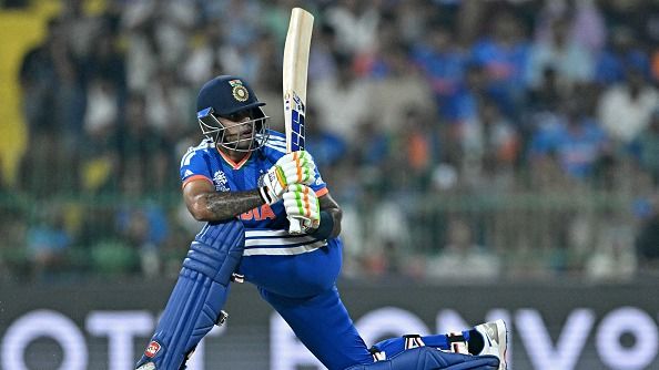 India's captain Suryakumar Yadav in this frame. (Getty)