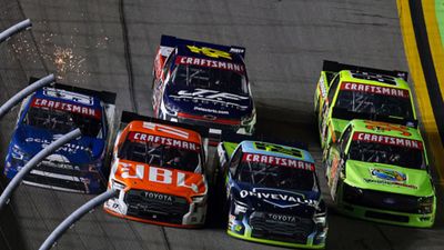 Las Vegas NASCAR track turns blue as law enforcement rallies for children’s charity Las Vegas NASCAR track turns blue as law enforcement rallies for children’s charity
