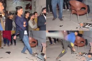 Watch: Furious Pakistan fans shatters TV screens after India hand them crushing T20 World Cup blow SportsTak