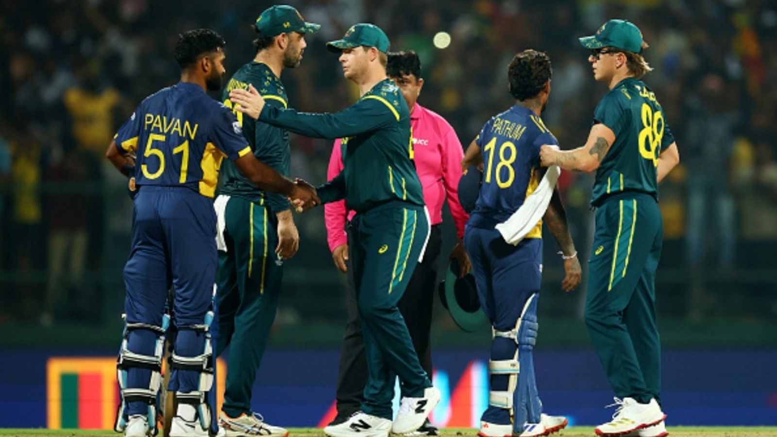 Mark Waugh slams Australia selectors for insulting Steve Smith, baffled by Renshaw's absence in must-win game Steve Smith of Australia shakes hands with Pavan Rathnayake of Sri Lanka after the ICC Men's T20 World Cup 2026 match at Pallekele Cricket Stadium on February 16, 2026 in Kandy, Sri Lanka.